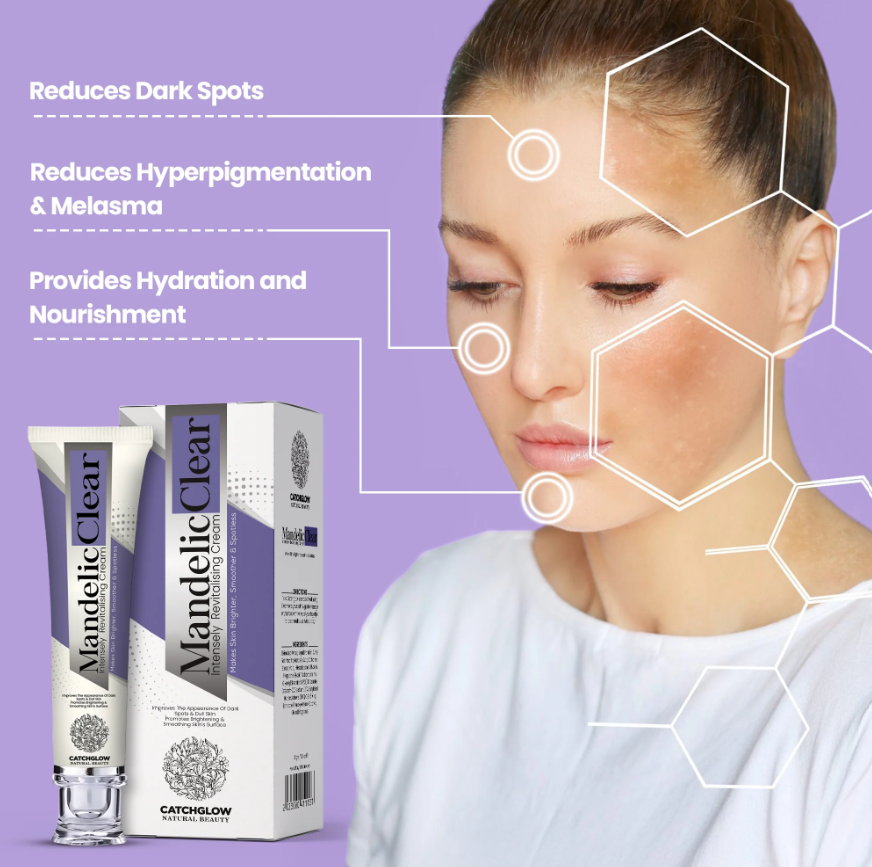 Mandelic Clear Cream Skin Brightening & Spotless Formula for Smooth, Glowing Skin