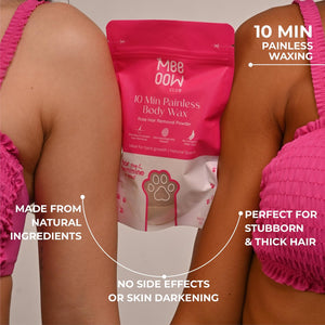 Meow Body Hair Removal Wax Powder + Peeling Foot Mask