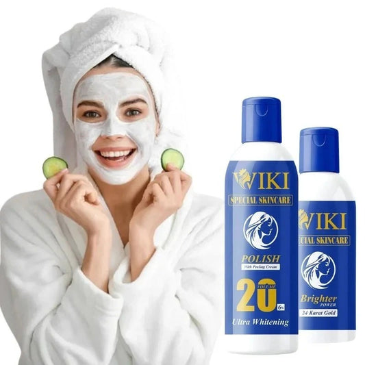Wiki Skin Polish | Exfoliating & Brightening Face and Body Scrub (237ml)
